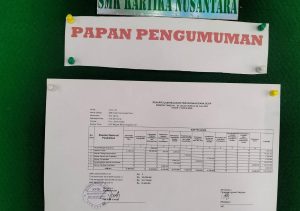 Laporan Realisasi BOSP semester 1 SMK Kartika Nusantara TA 2026 